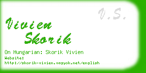 vivien skorik business card